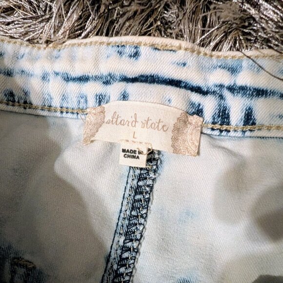 Altar'd State Karter Acid Wash Stretchy Flare Bellbottom Jeans L NWT - Picture 9 of 13